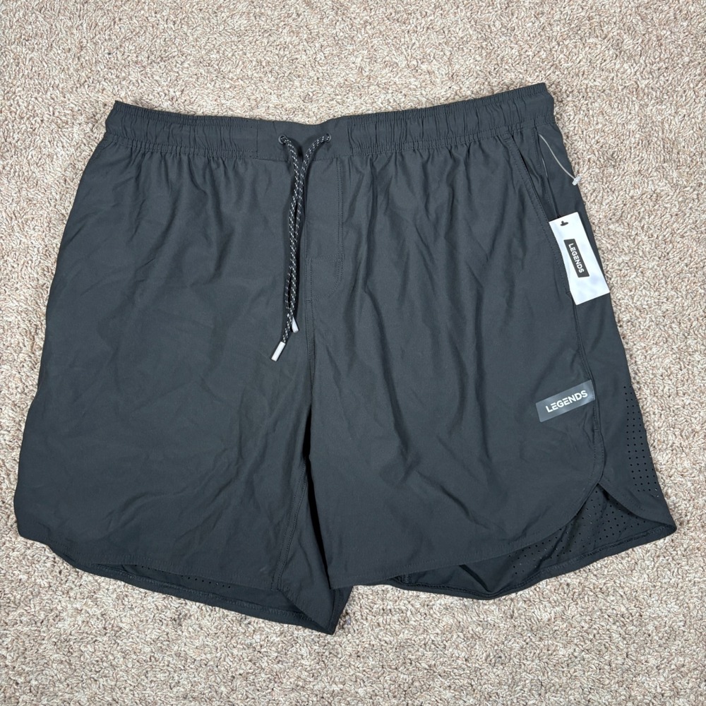 Legends Luka Short 7 Inch Liner Mens XXL Black Athletic Training LGDB003 NEW